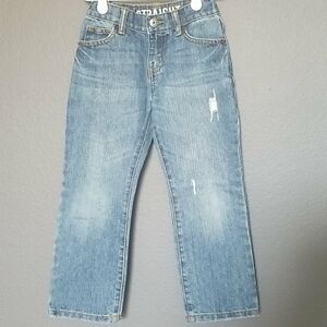 Crazy 8 straight leg blue jeans size 5